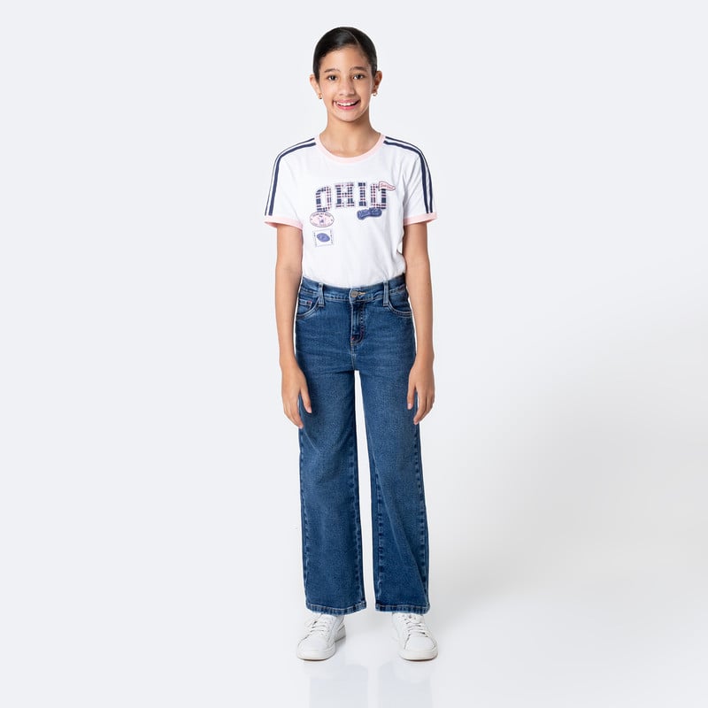 PANTALON DENIM STRETCH NIÑA BELEN 1 - 2