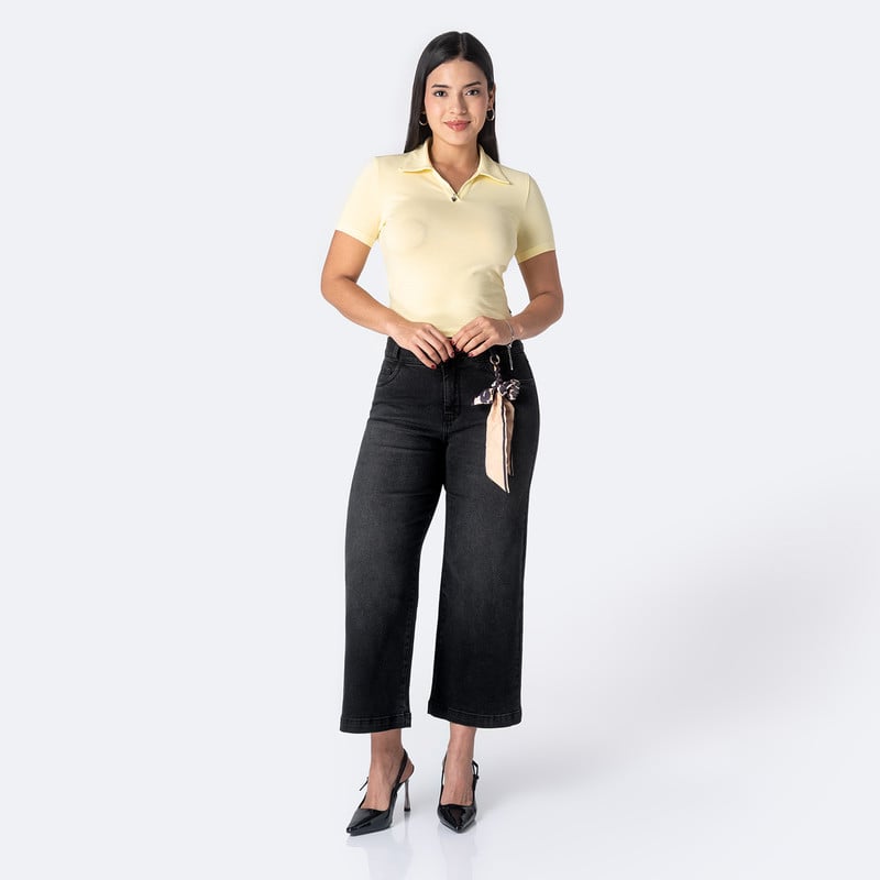 PANTALON DENIM STRETCH MUJER GIZELAH - 2