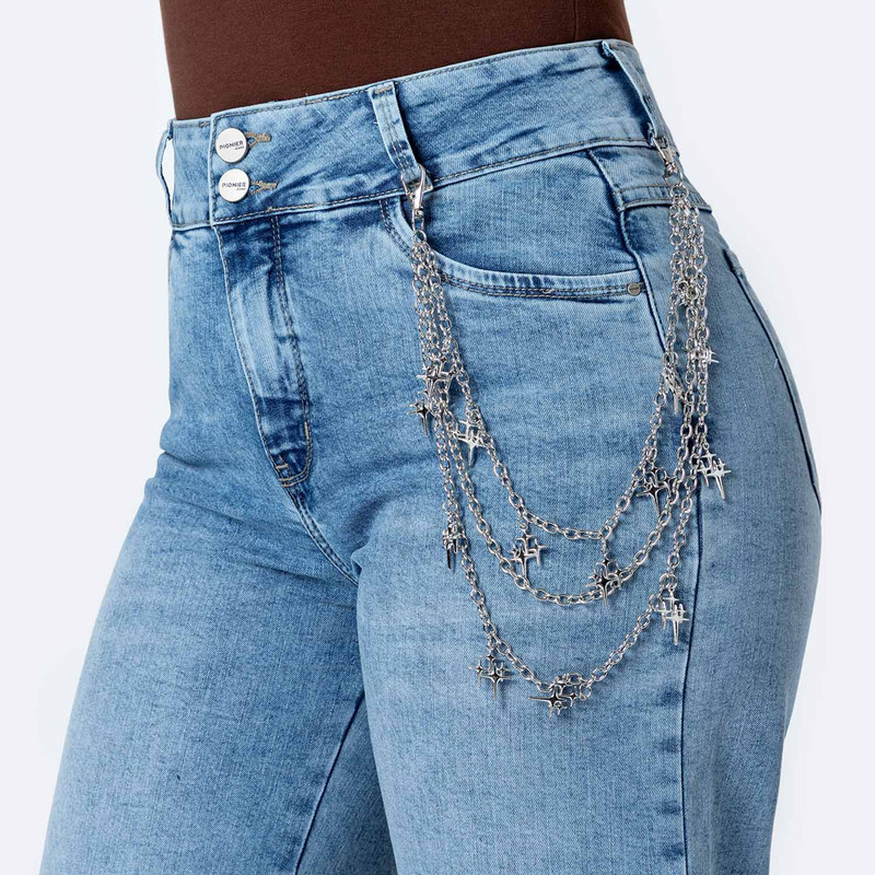 PANTALON DENIM STRETCH MUJER GIZELAH - 5