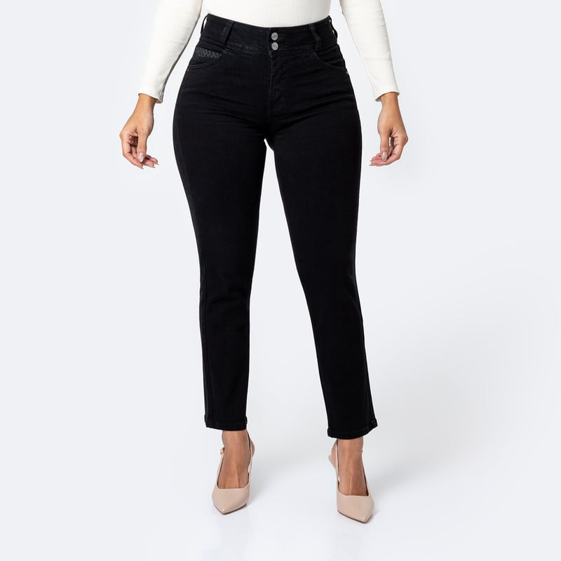 PANTALON DENIM STRETCH MUJER DAHELI - 1
