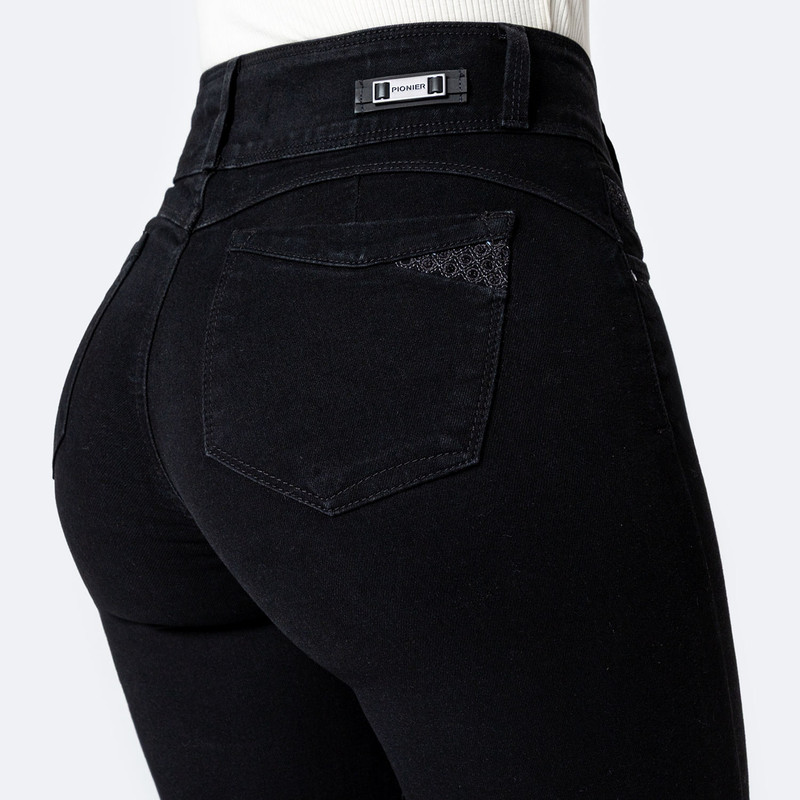 PANTALON DENIM STRETCH MUJER DAHELI - 5