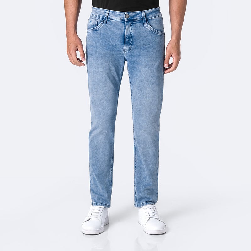 PANTALON DENIM STRETCH HOMBRE GOHRAN - 1