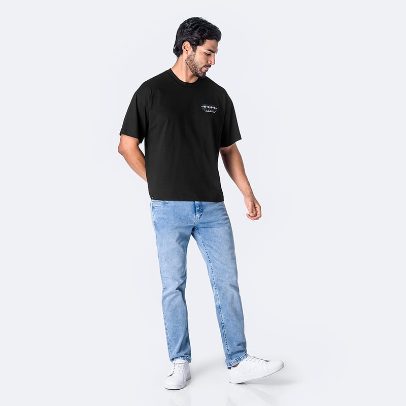 PANTALON DENIM STRETCH HOMBRE GOHRAN - 2