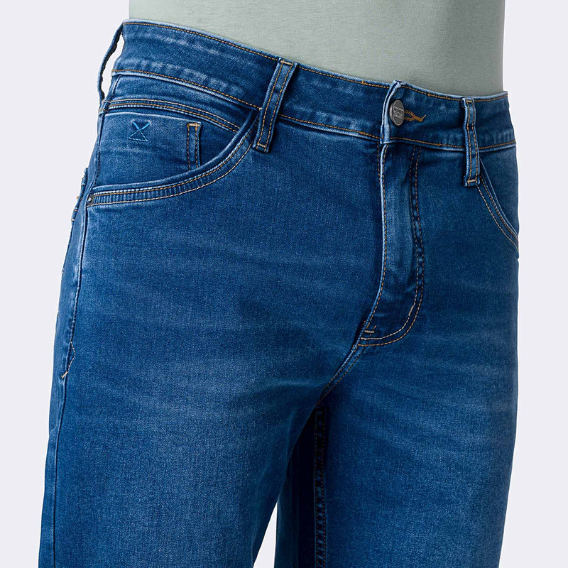 PANTALON DENIM STRETCH HOMBRE GOHRAN - 4