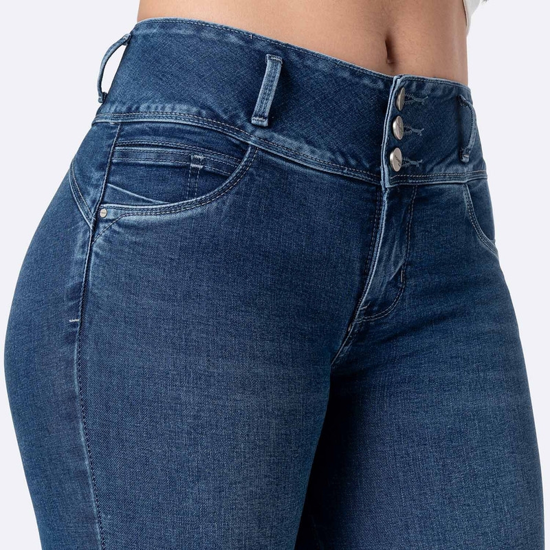 PANTALON DENIM STRETCH MUJER CRYSBEL - 4