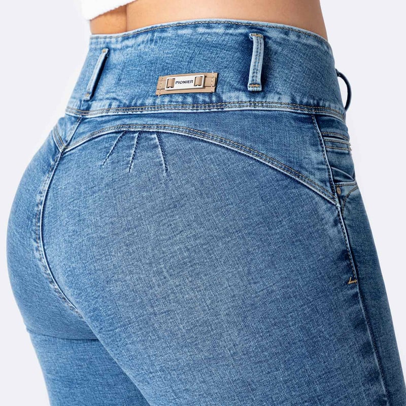 PANTALON DENIM STRETCH MUJER CRYSBEL - 5