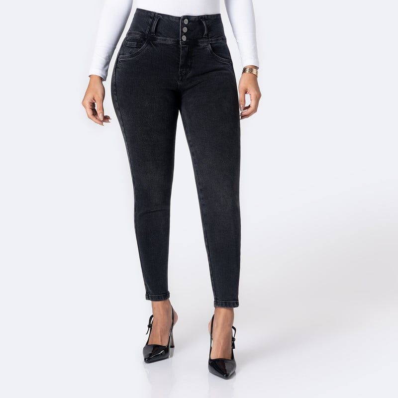 PANTALON DENIM STRETCH MUJER ALEZYA - 1