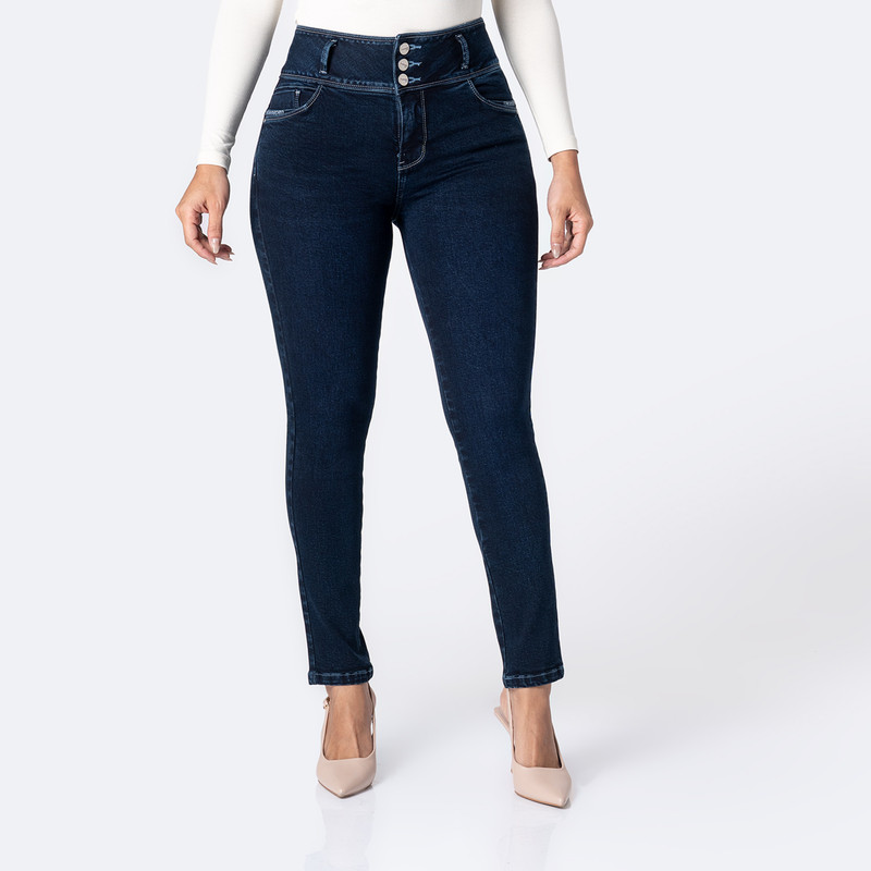 PANTALON DENIM STRETCH MUJER DENIRAA - 1