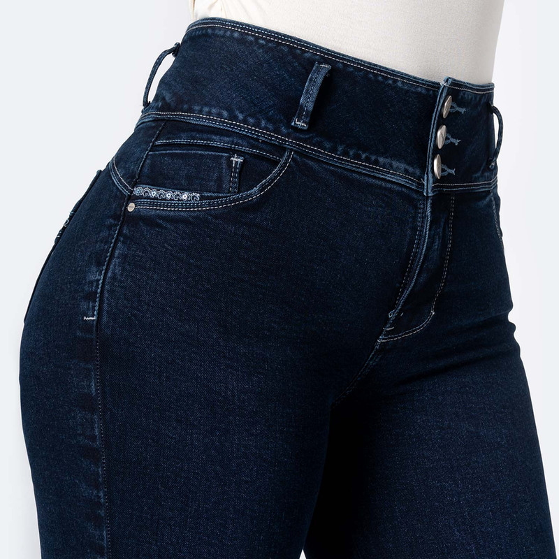 PANTALON DENIM STRETCH MUJER DENIRAA - 4