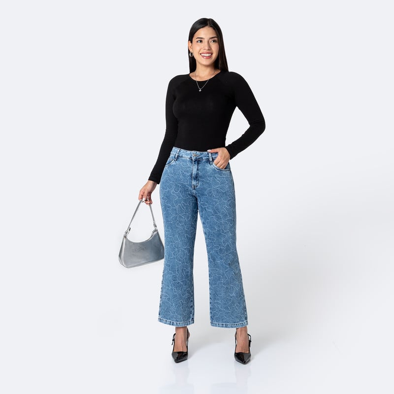 PANTALON DENIM MUJER GLIESE - 2