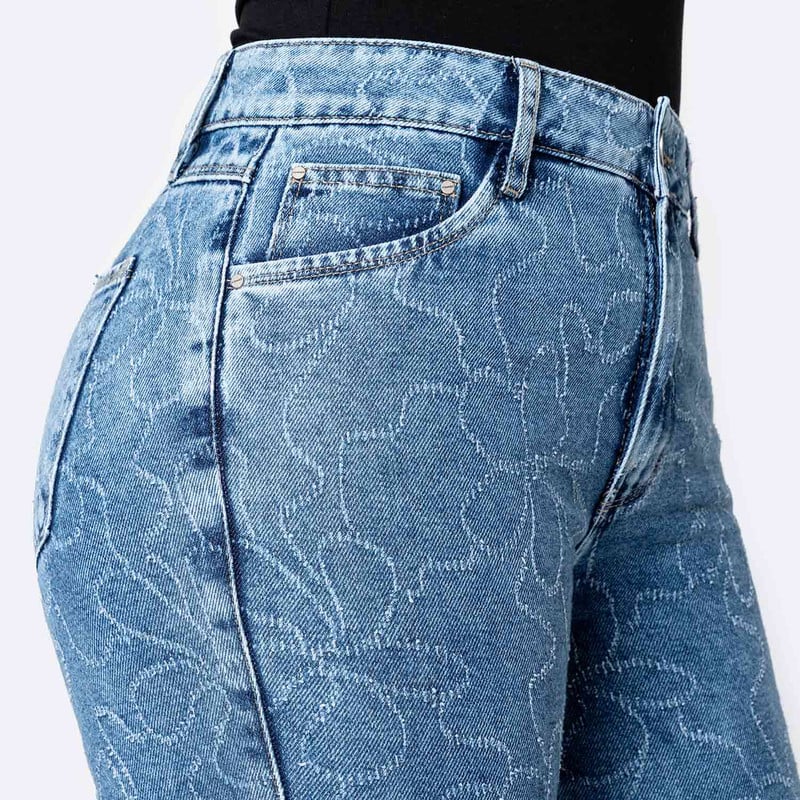 PANTALON DENIM MUJER GLIESE - 4