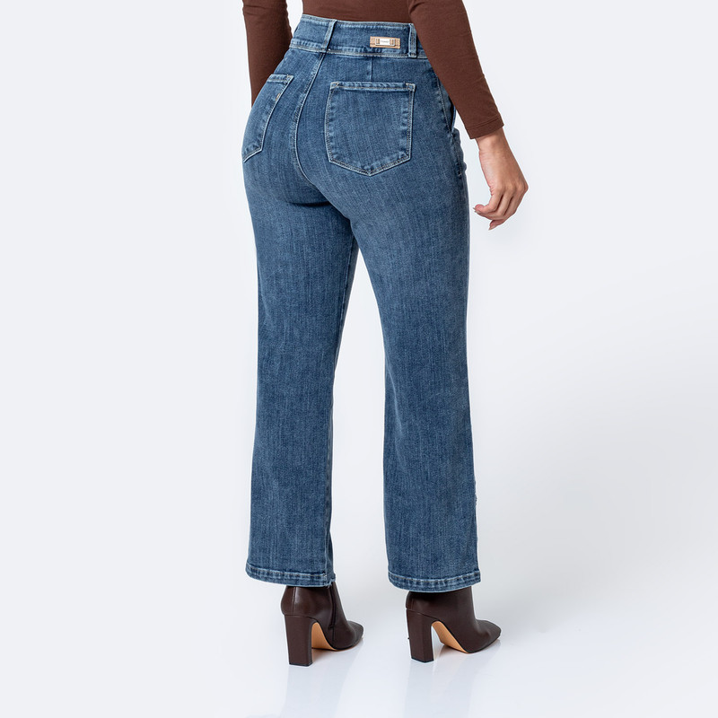 PANTALON DENIM STRETCH MUJER CARLIET - 3