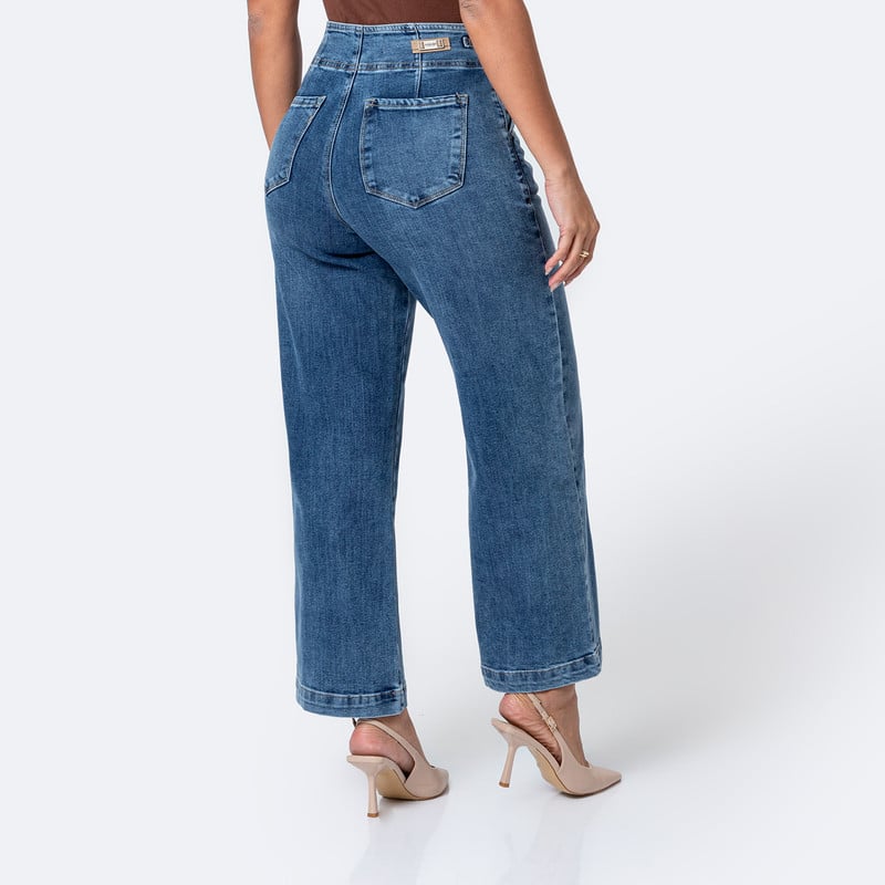 PANTALON DENIM STRETCH MUJER ELHOIS - 3