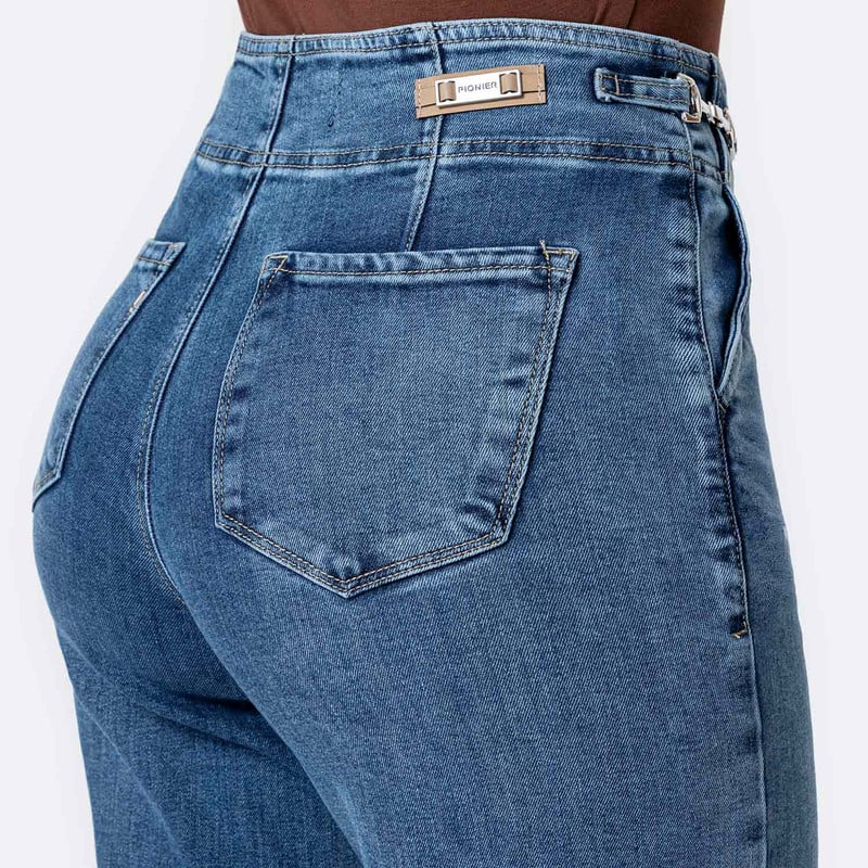 PANTALON DENIM STRETCH MUJER ELHOIS - 5