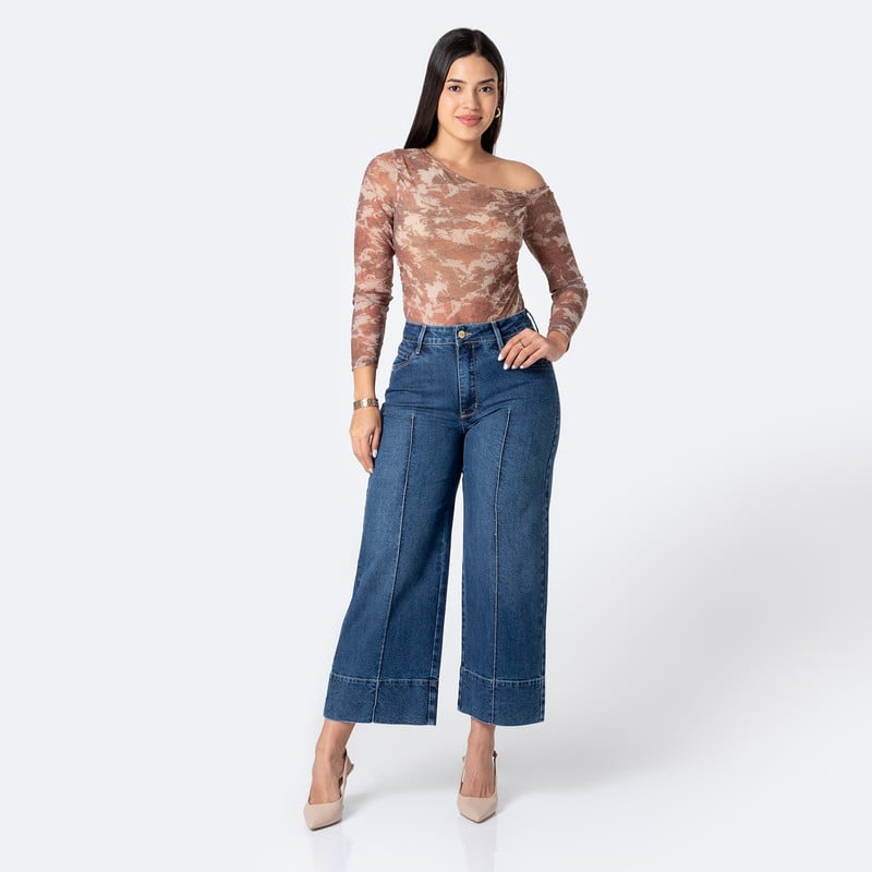 PANTALON DENIM STRETCH MUJER KINEYA - 2