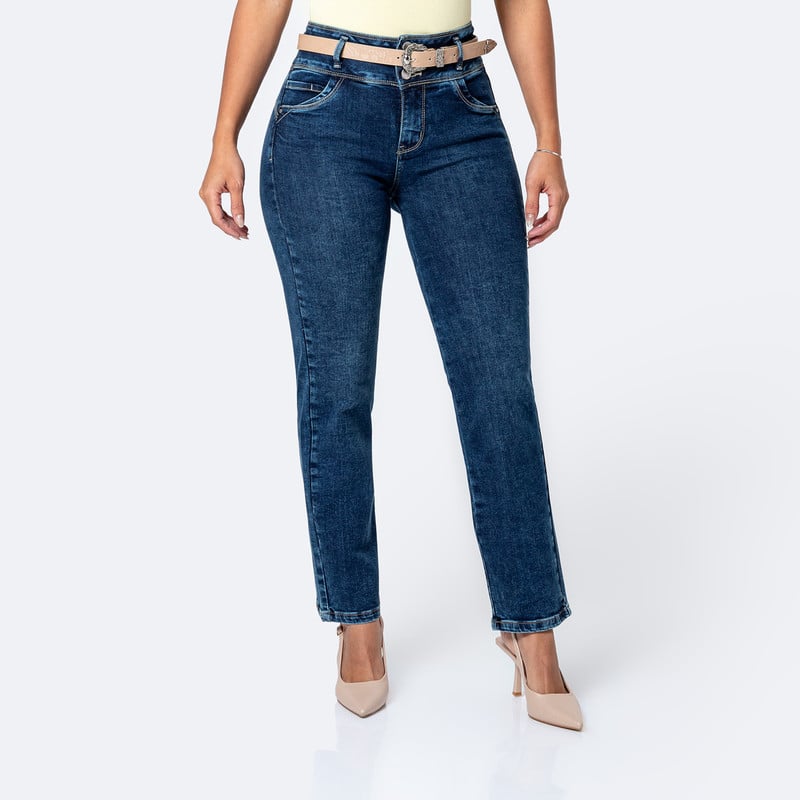 PANTALON DENIM STRETCH MUJER KEITLEEN - 1