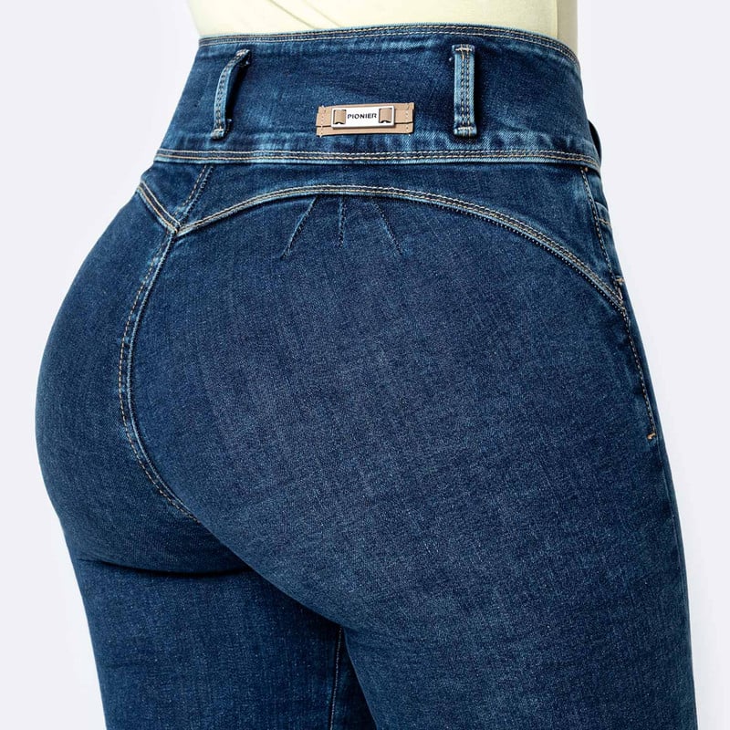 PANTALON DENIM STRETCH MUJER KEITLEEN - 5