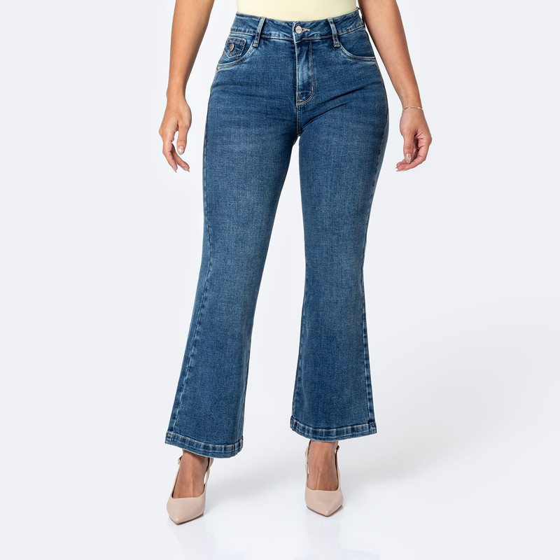 PANTALON DENIM STRETCH MUJER JANICKA - 1