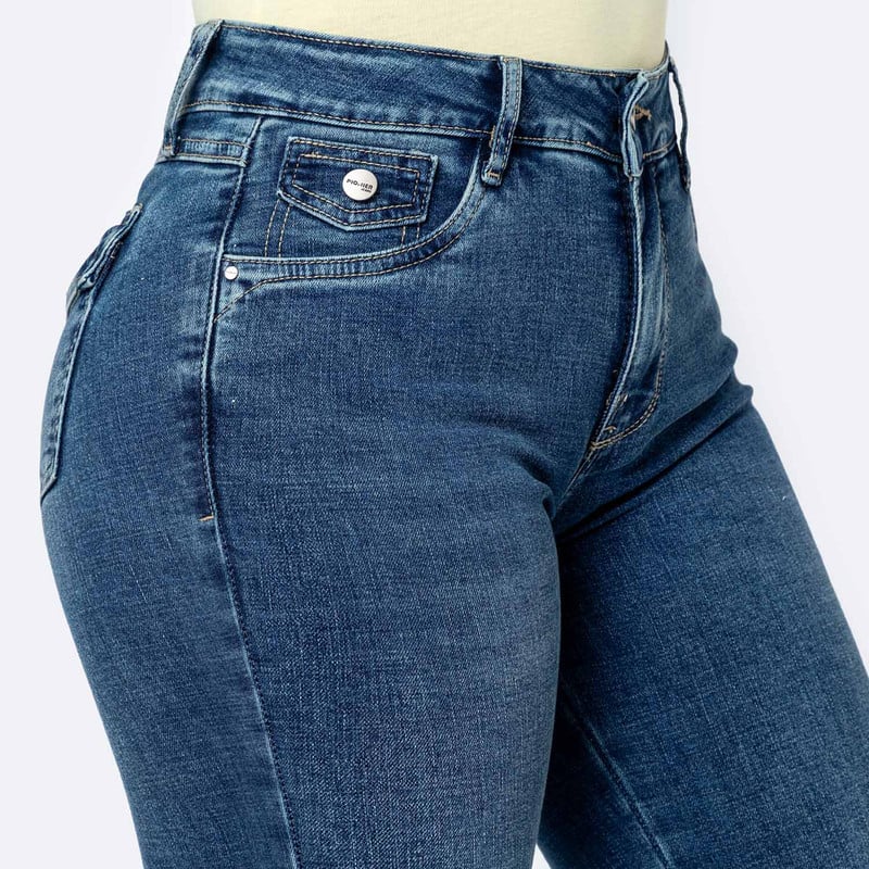 PANTALON DENIM STRETCH MUJER JANICKA - 4