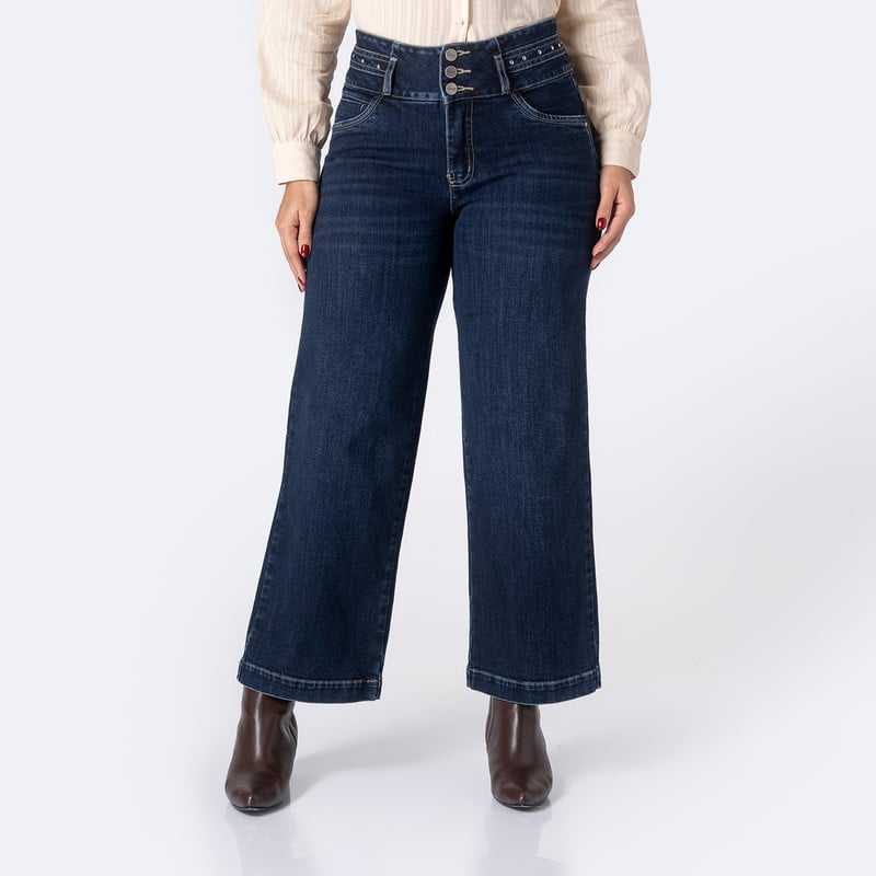 PANTALON DENIM STRETCH MUJER IRYZ - 1