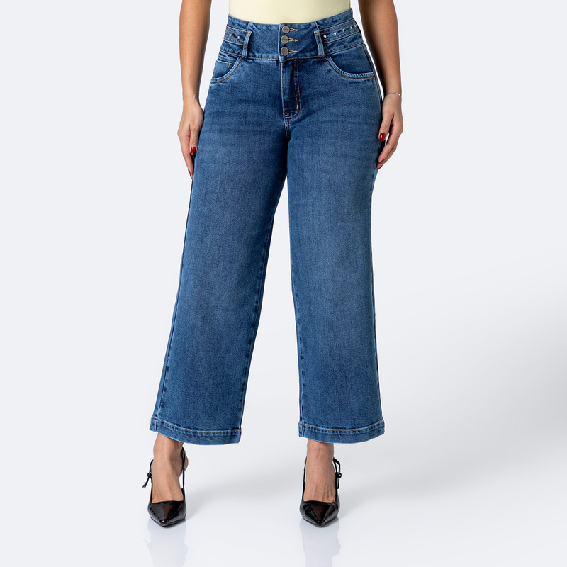 PANTALON DENIM STRETCH MUJER IRYZ - 1