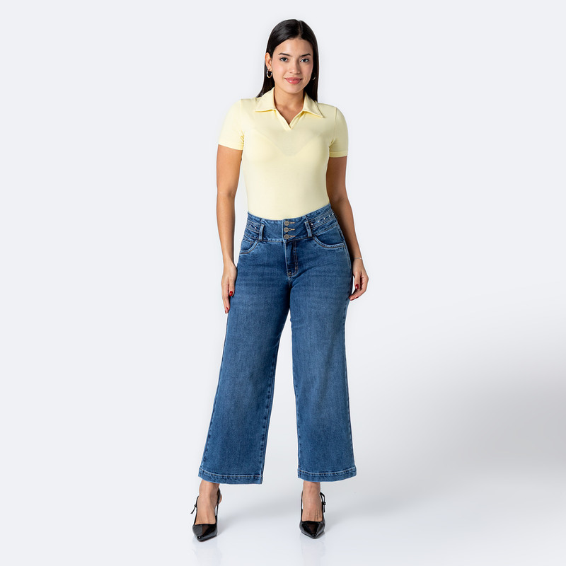 PANTALON DENIM STRETCH MUJER IRYZ - 2