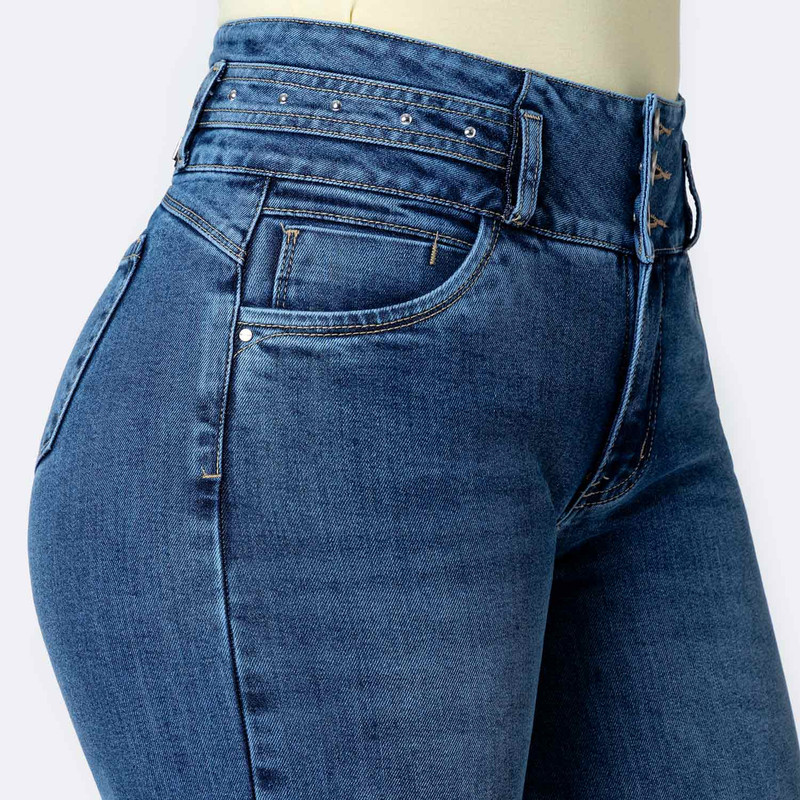 PANTALON DENIM STRETCH MUJER IRYZ - 4