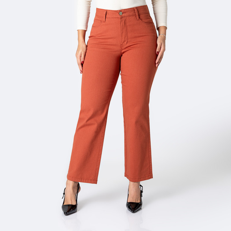 PANTALON DRILL STRETCH MUJER HAISHE - 1