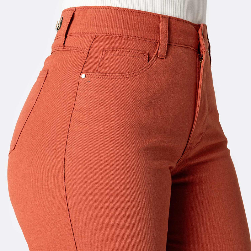 PANTALON DRILL STRETCH MUJER HAISHE - 4