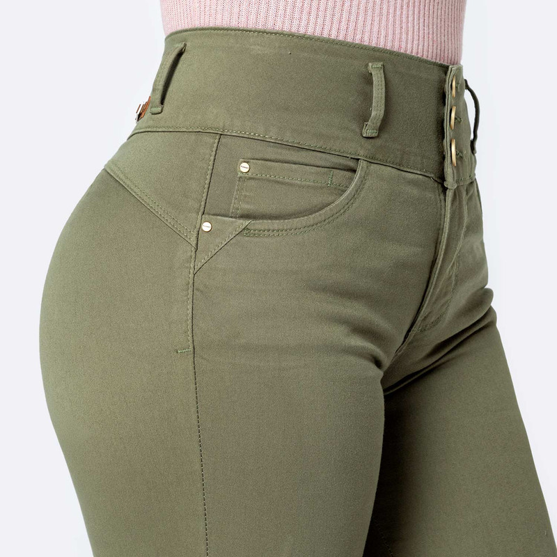 PANTALON DRILL STRETCH MUJER KATICA - 4