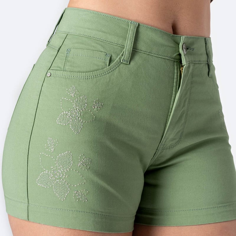 SHORTS DRILL STRETCH MUJER JANESSA - 4
