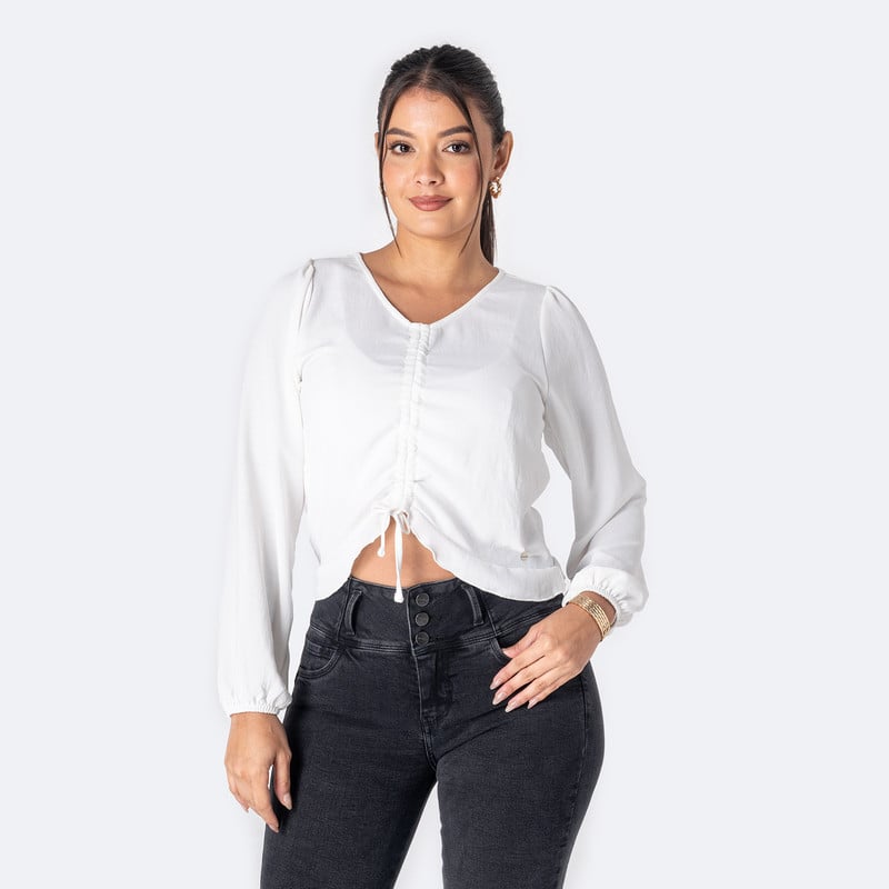 BLUSAS POPELINA MUJER CHENIRA - 1