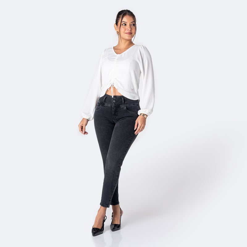 BLUSAS POPELINA MUJER CHENIRA - 4