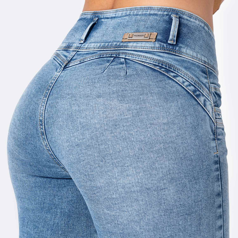 CROPPED DENIM STRETCH MUJER MARHELI - 5