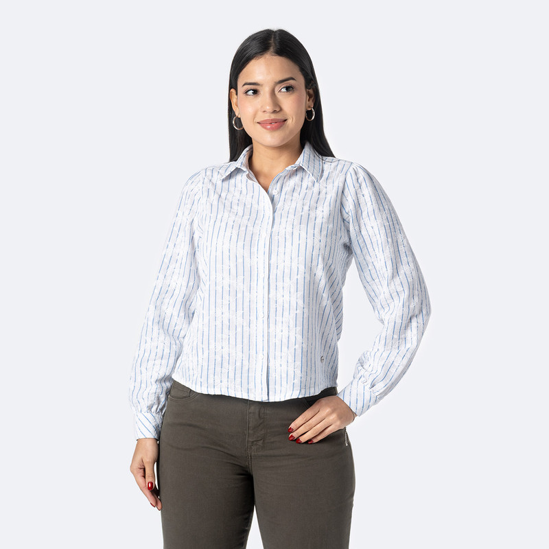 BLUSAS LISTADA MUJER BALESIA - 1
