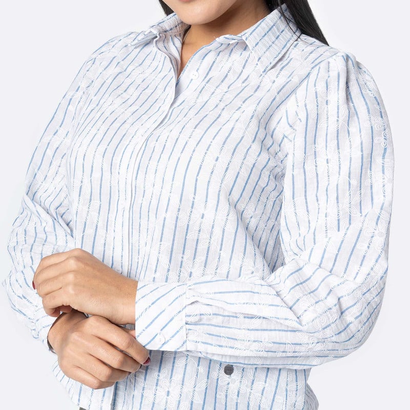BLUSAS LISTADA MUJER BALESIA - 2