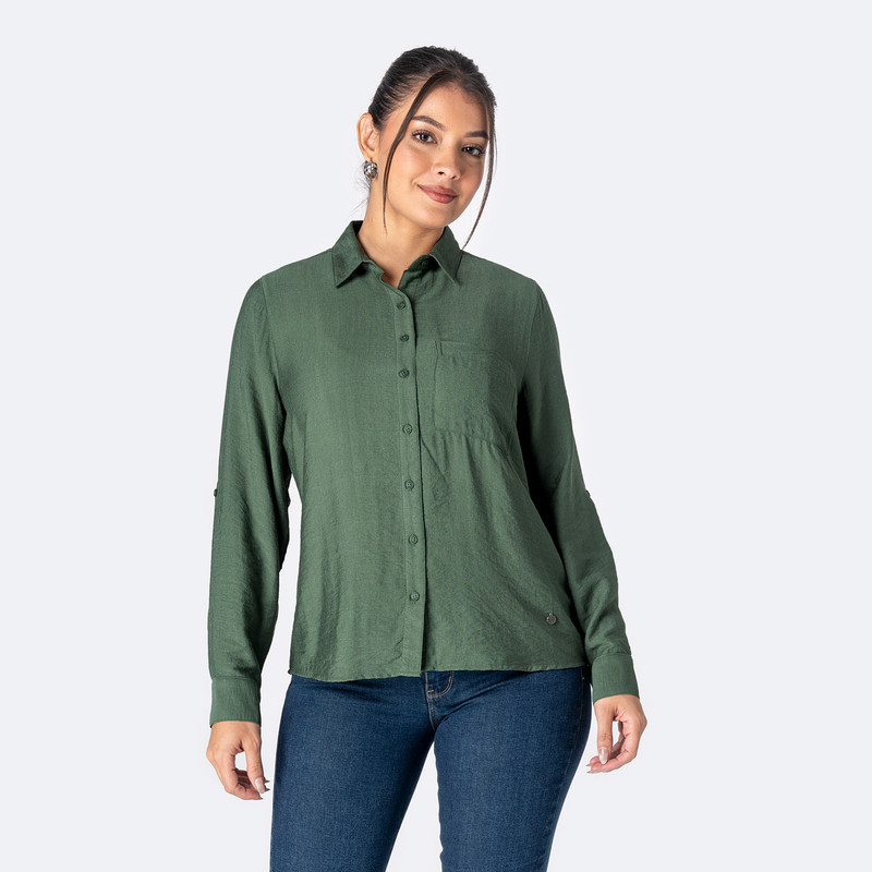 BLUSAS POPELINA MUJER ALEZCIA - 1
