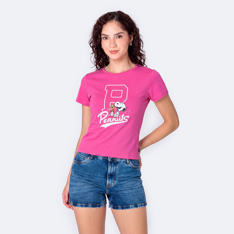 POLOS JERSEY FULL LYCRA MUJER MASHA-SNOOPY - 1