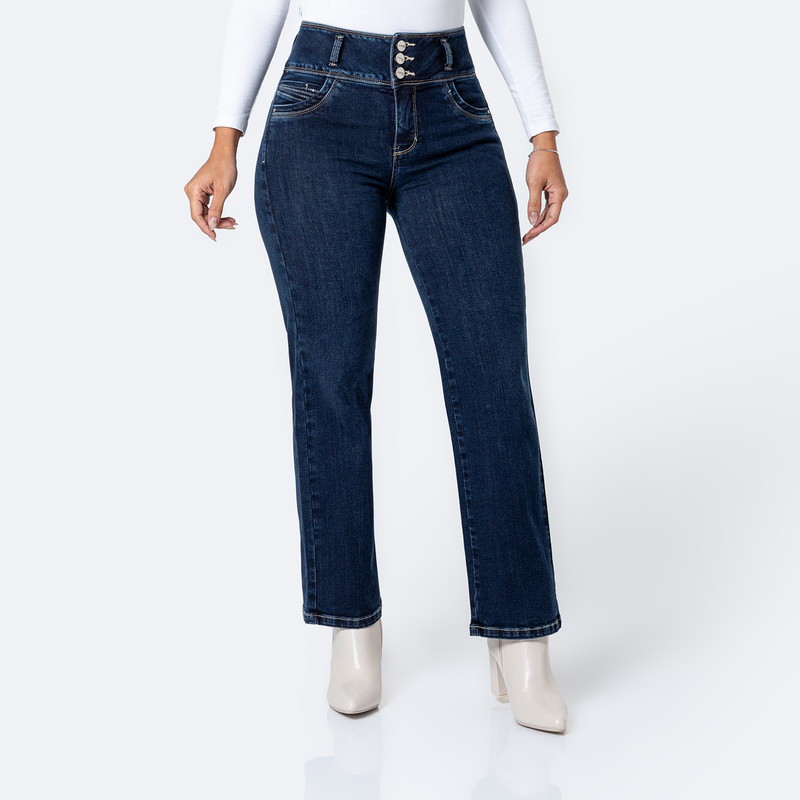 PANTALON DENIM STRETCH MUJER SHETHY - 1