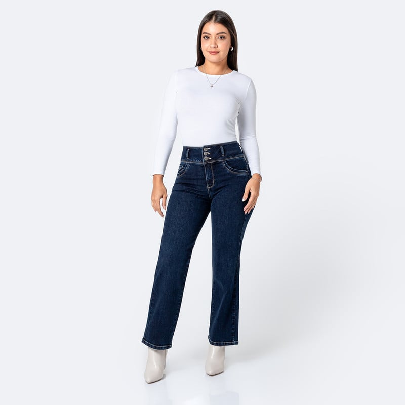 PANTALON DENIM STRETCH MUJER SHETHY - 2