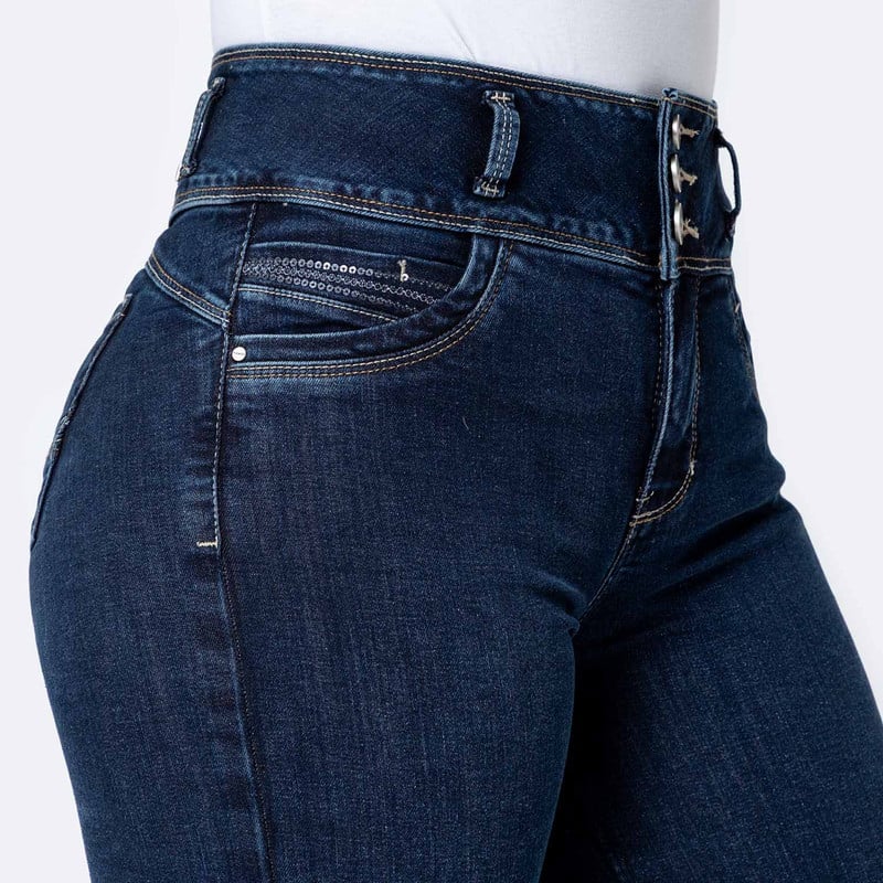 PANTALON DENIM STRETCH MUJER SHETHY - 4