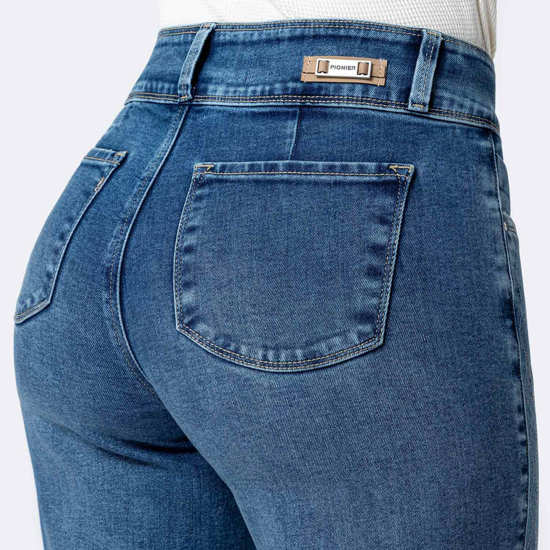 PANTALON DENIM STRETCH MUJER XIHARA - 5