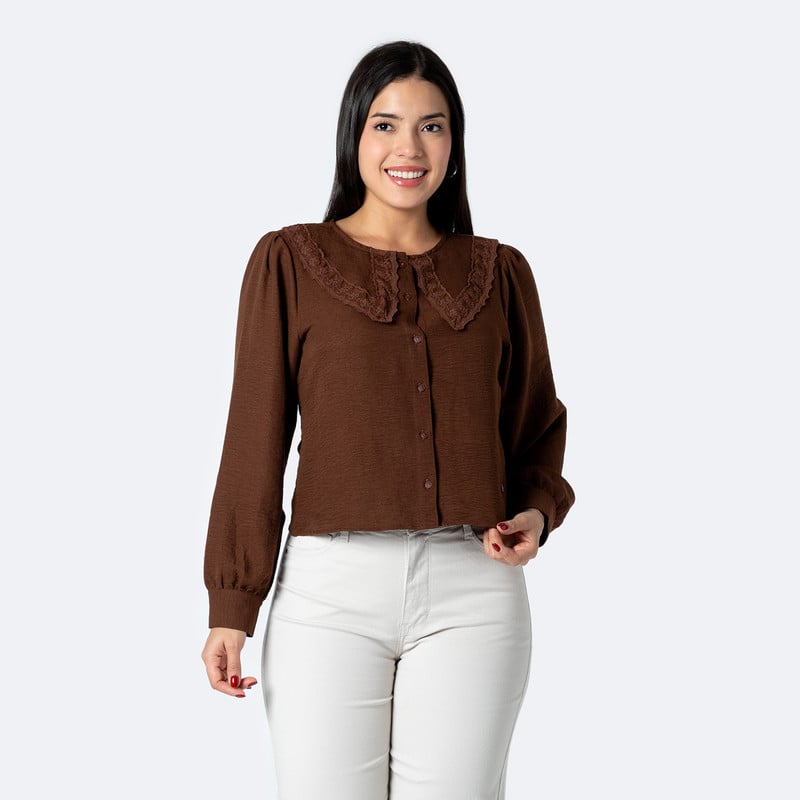 BLUSAS POPELINA MUJER MARIDEYA - 1