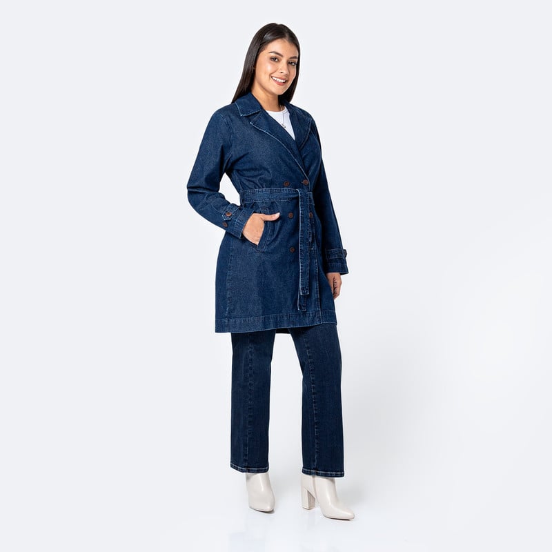 CASACAS DENIM MUJER MACARELI - 5