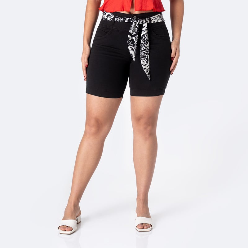 SHORTS DRILL STRETCH MUJER DAKELA - 1