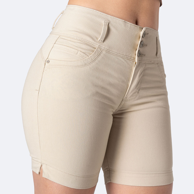 SHORTS DRILL STRETCH MUJER DAKELA - 4