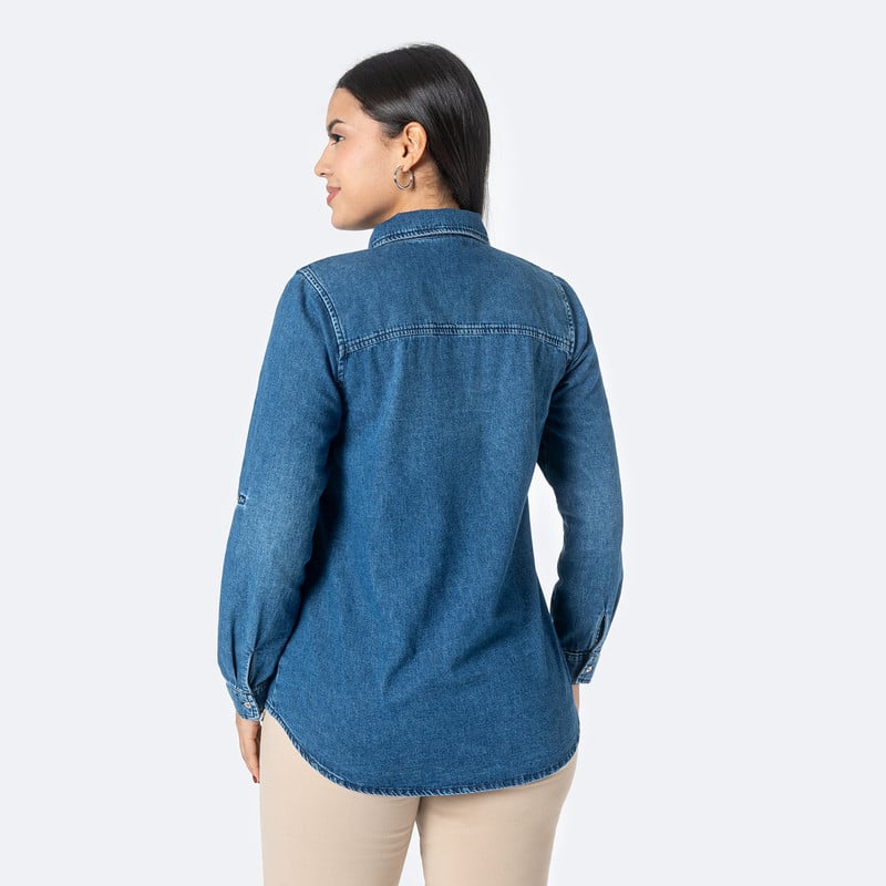 BLUSAS DENIM MUJER NEFERTARI - 3