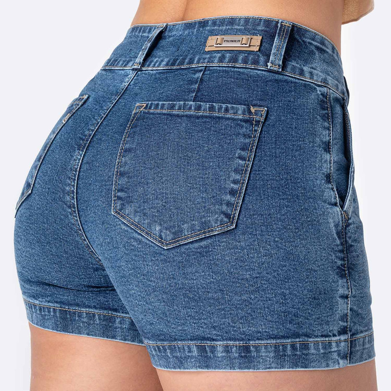 SHORTS DENIM STRETCH MUJER VEDALI - 5