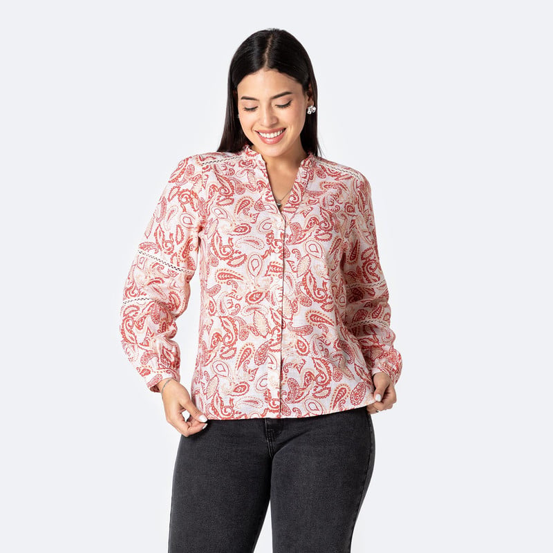 BLUSAS POPELINA MUJER ADAVA - 1
