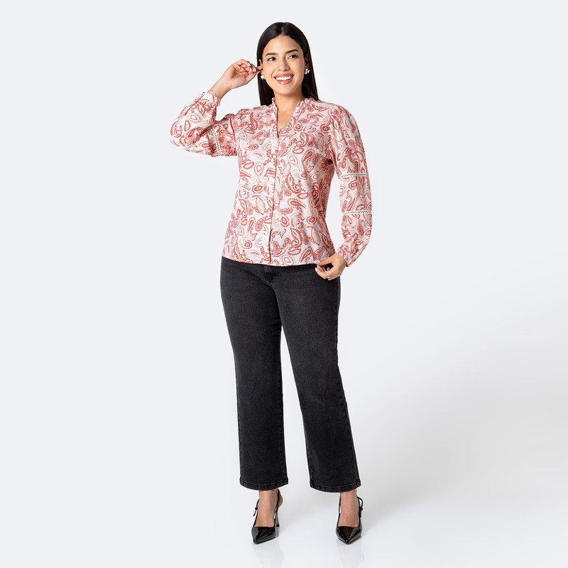 BLUSAS POPELINA MUJER ADAVA - 5